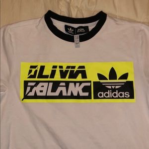 Adidas X Olivia Oblanc tee shirt